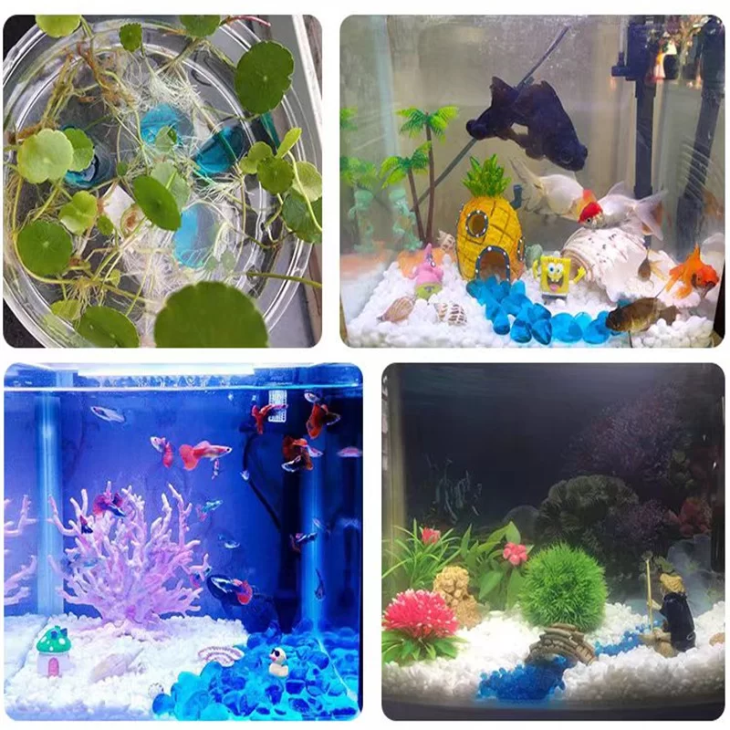 Hạt thủy tinh màu dùng làm đá kết dính và trang trí